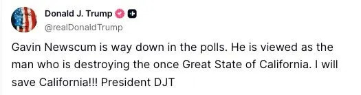 Donald Trump on Truth Social